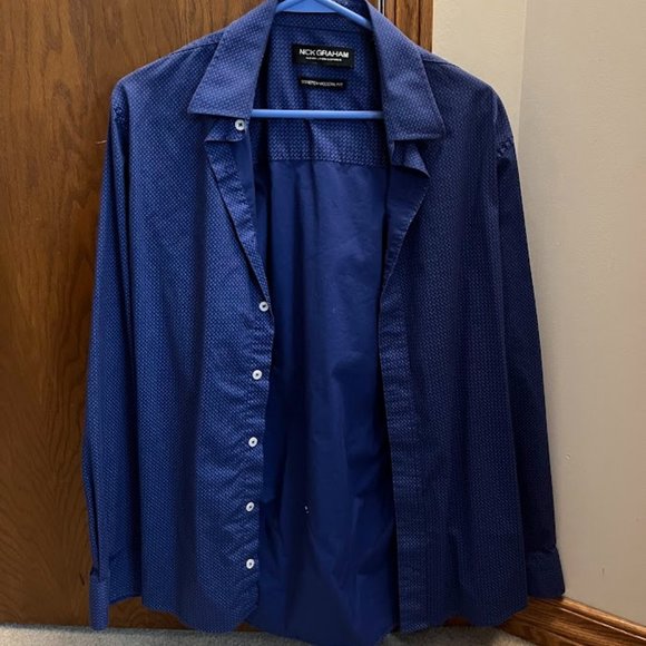Blue men’s dress shirt medium - Picture 1 of 2